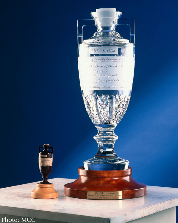 Image result for the Ashes Trophy crystal