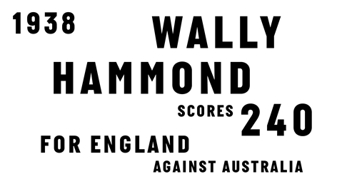 Hammond scores 240 against Australia