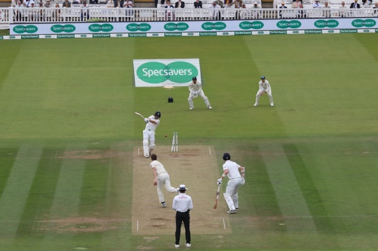 Chris Woakes bowls Tim Murtagh as England beat Ireland at Lord's