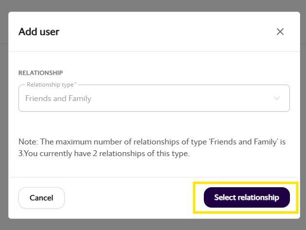 family and friends faqs lords