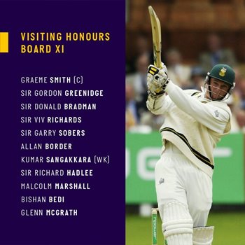 Visiting Honours Board XI lineup