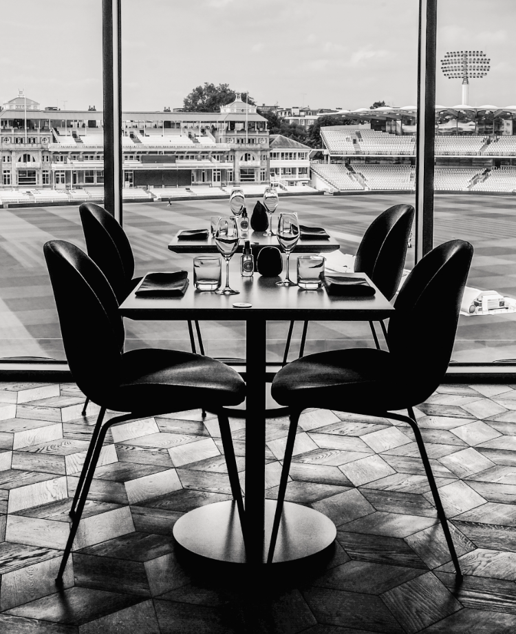 edrich restaurant lord's cricket ground. fine dining in london. michelin star in london.