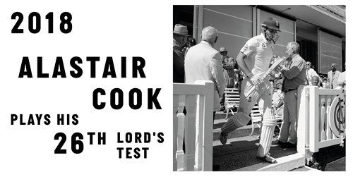 Cook plays his 26th Lord's Test