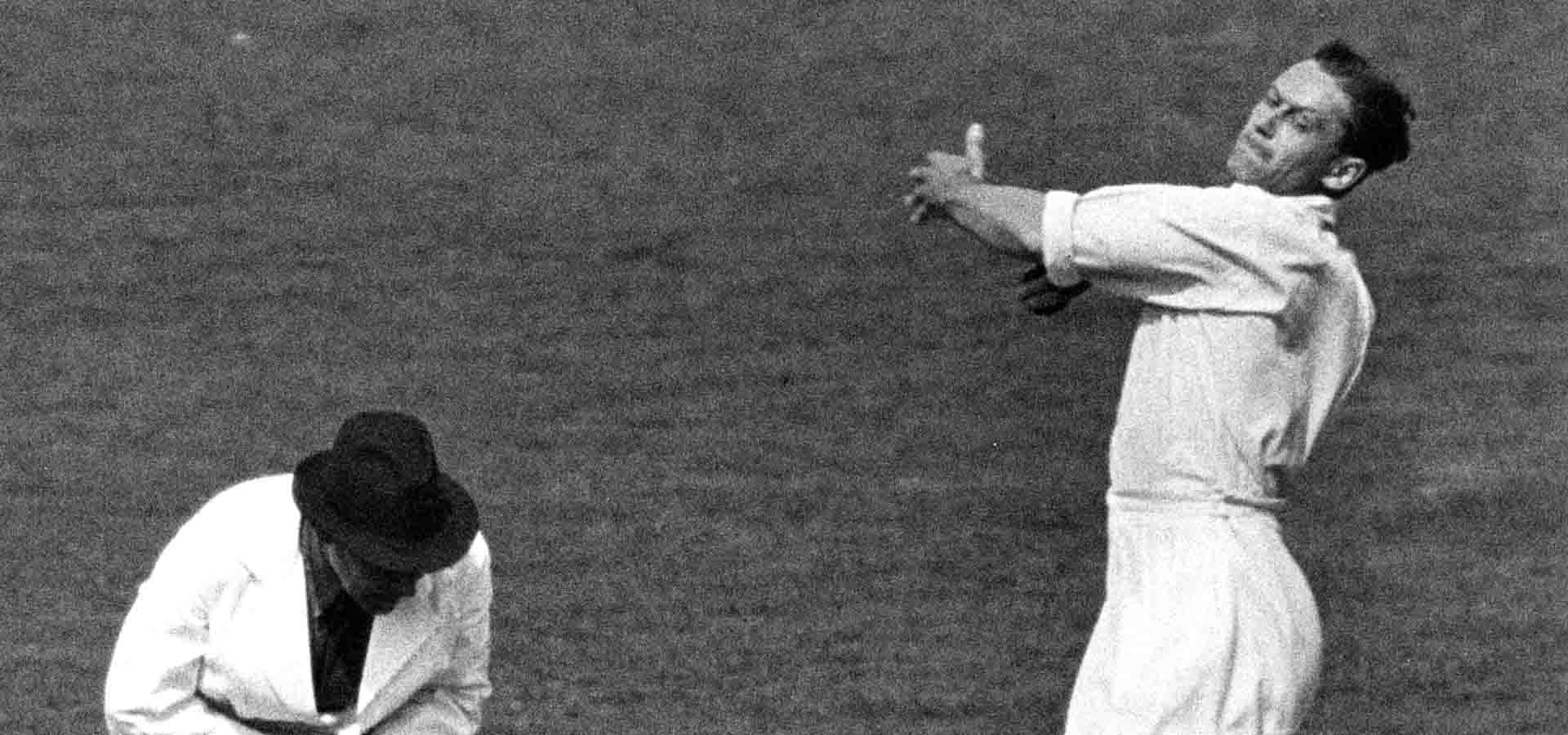 Sir Gubby Allen at Lord's