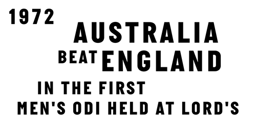 Australia beat England in first ODI at Lord's