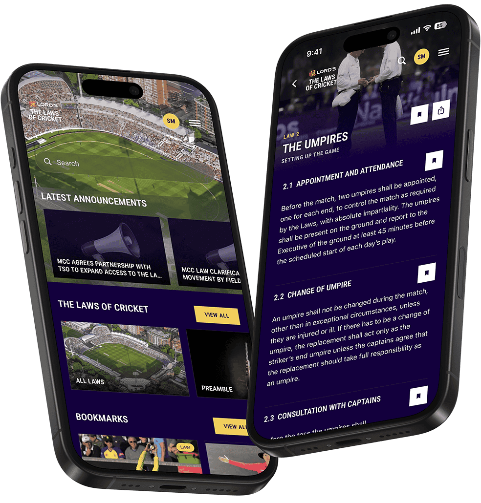 MCC Official Laws of Cricket App