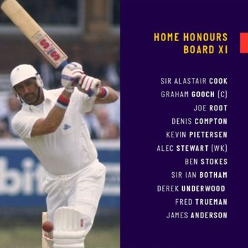 Home Honours Board XI lineup