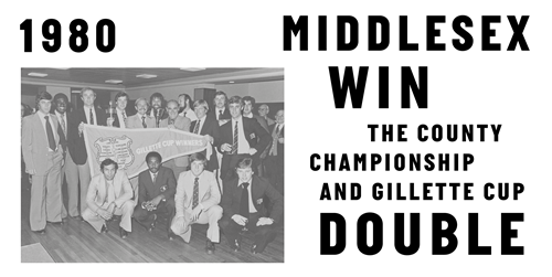 Middlesex win the double