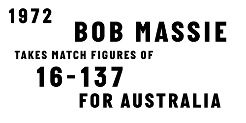 Massie takes match figures of 16-137 