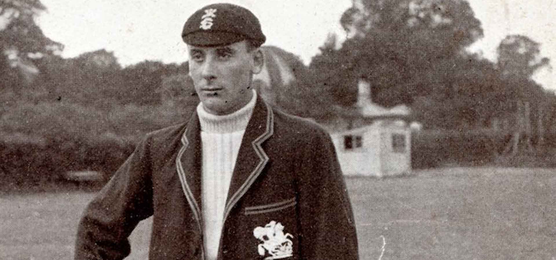 Jack Hobbs batting