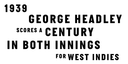 Headley scores a century in both innings 