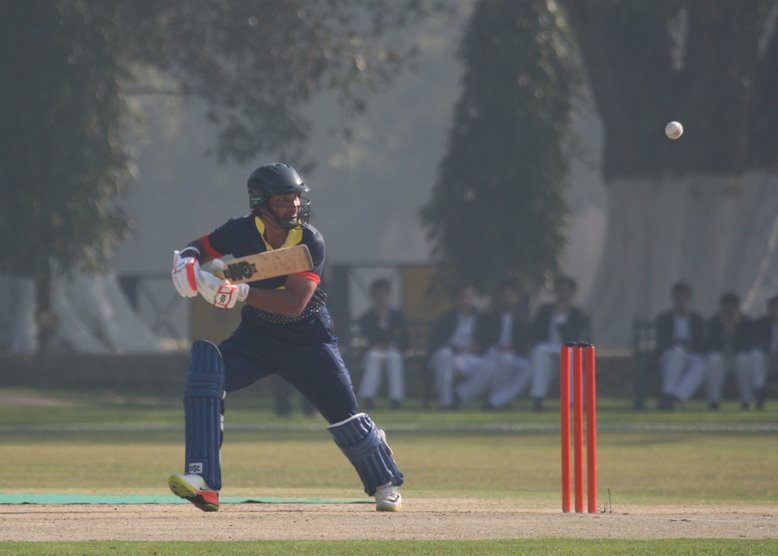 Kumar Sangakkara batting for MCC v Pakistan Shaheens
