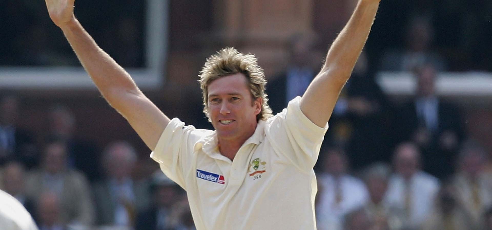 Glenn McGrath at Lord's