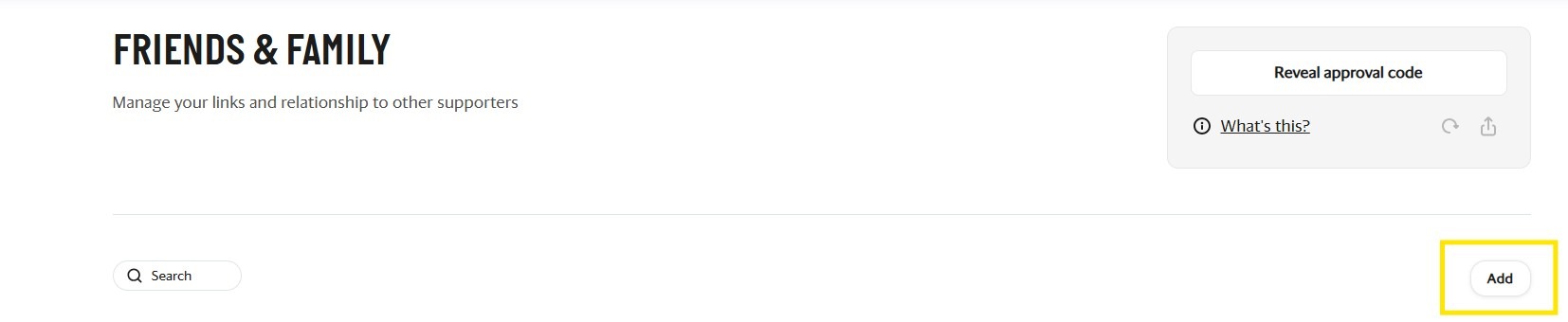 family and friends faqs lords