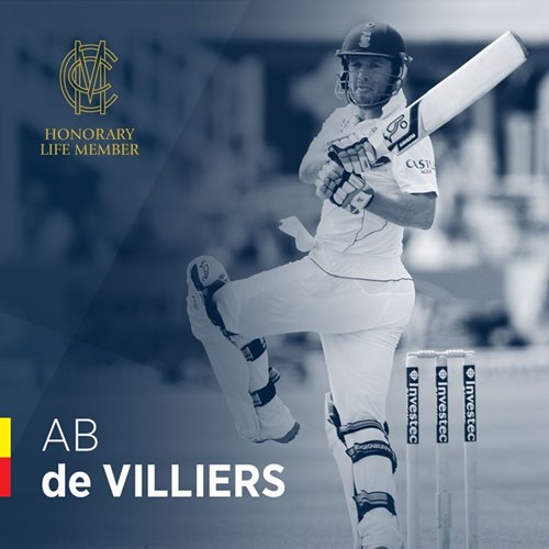 AB de Villiers elected as Honorary Life Member | Lord's